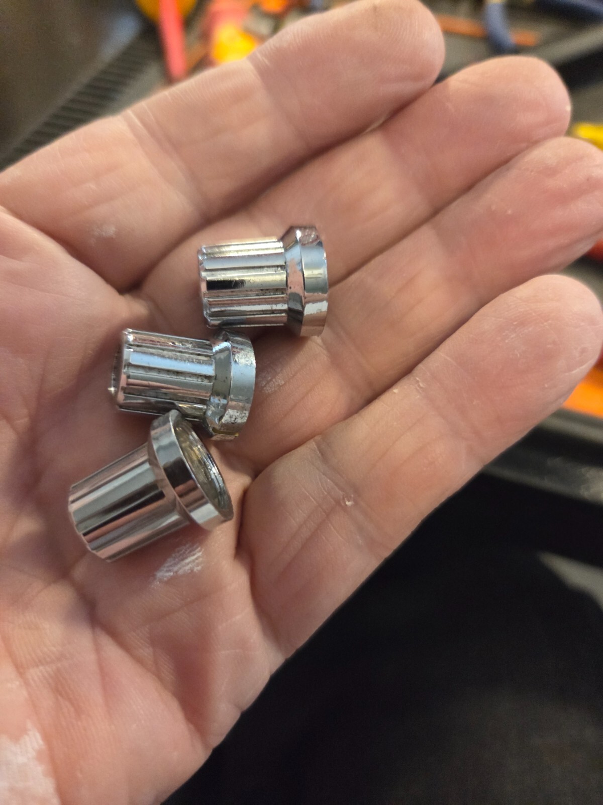 Cobra 77X Chrome Control Knob Set with Numbered Channel Dial