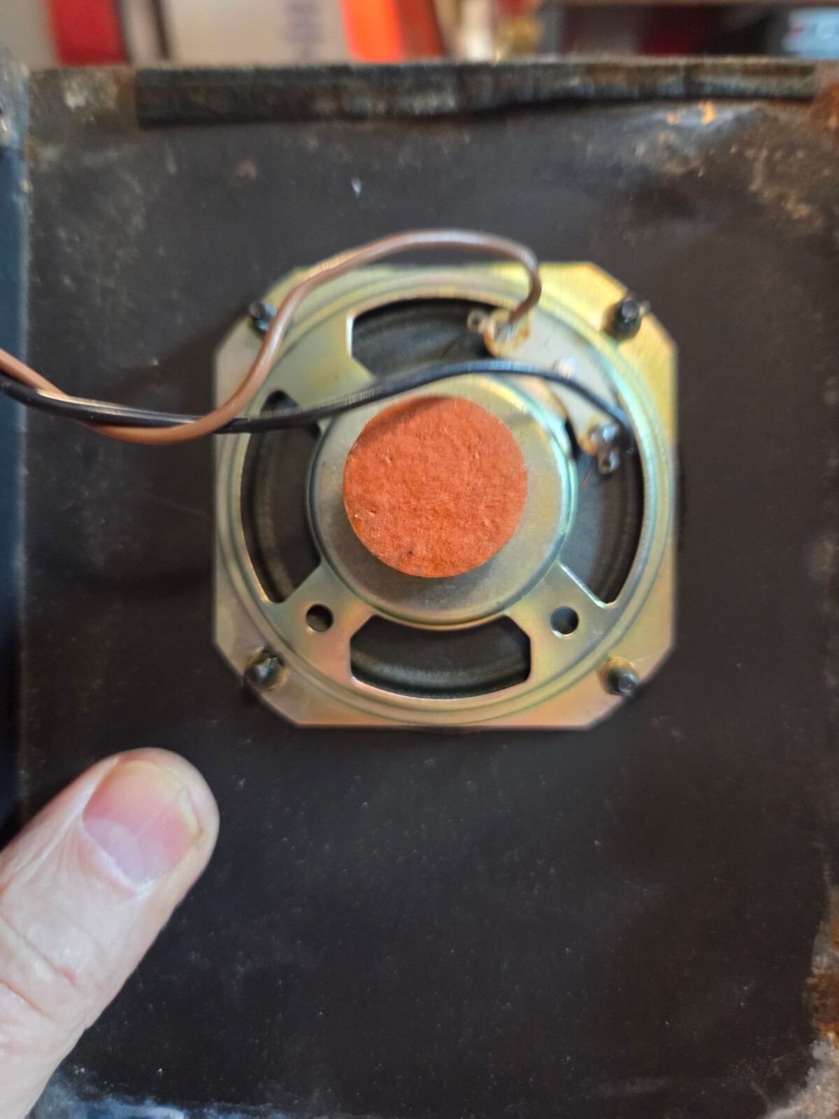 Pyramid 1300 Speaker with Metal Cabinet Cover Tested CB Radio Parts - Image 2
