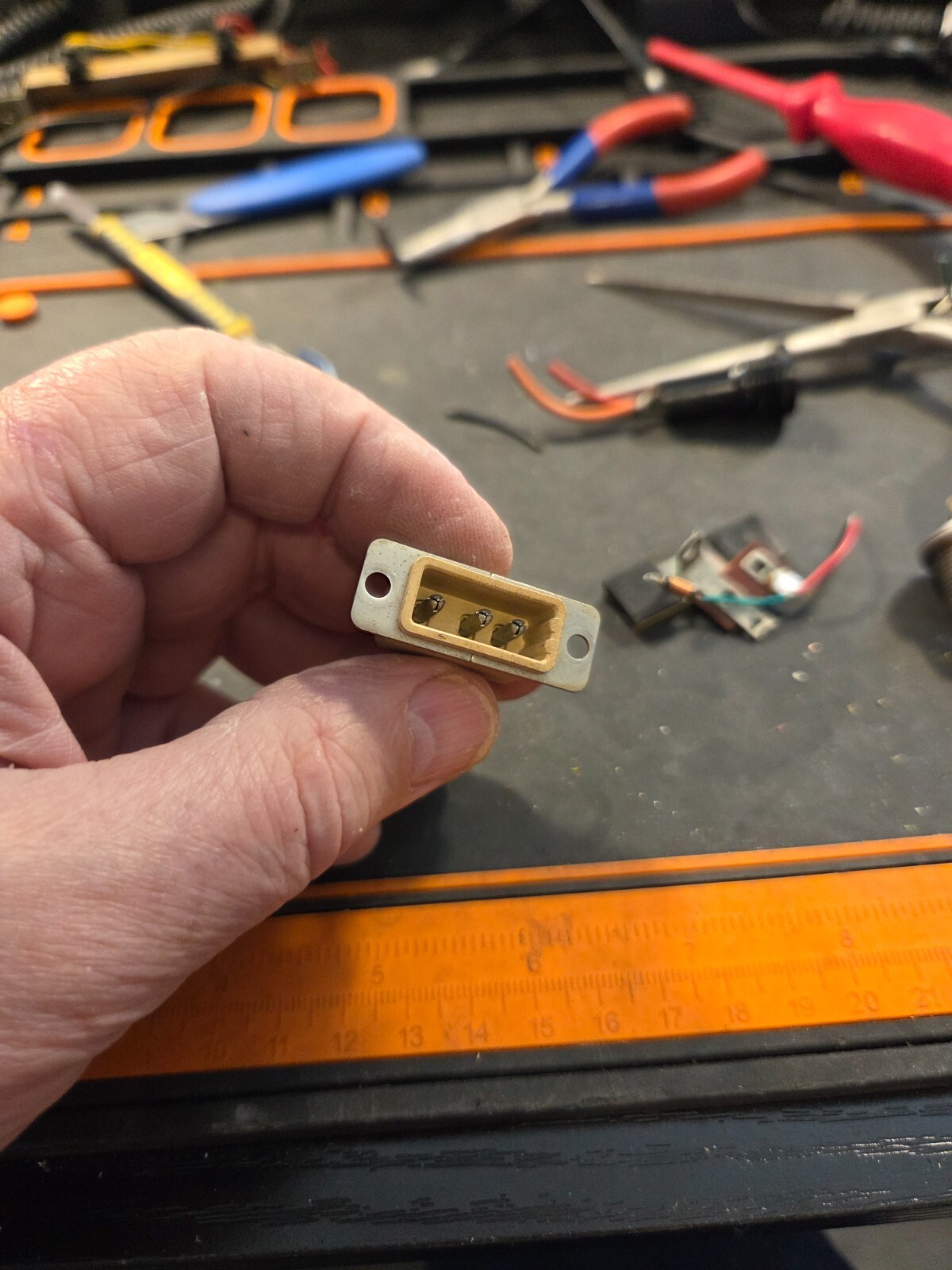 Cobra 139XLR 3-Pin DC Power Connector Socket Tested