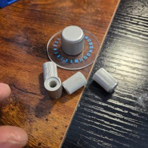 Lafayette HB-750 5 Knob Set with Channel Dial CB Radio Parts