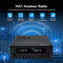 Retevis MA1 Car Radio with Screen 50W VHF UHF Dual Band Ham Radio AM FM Mobile Radio Station Transceiver Multi-band Reception - Image 2