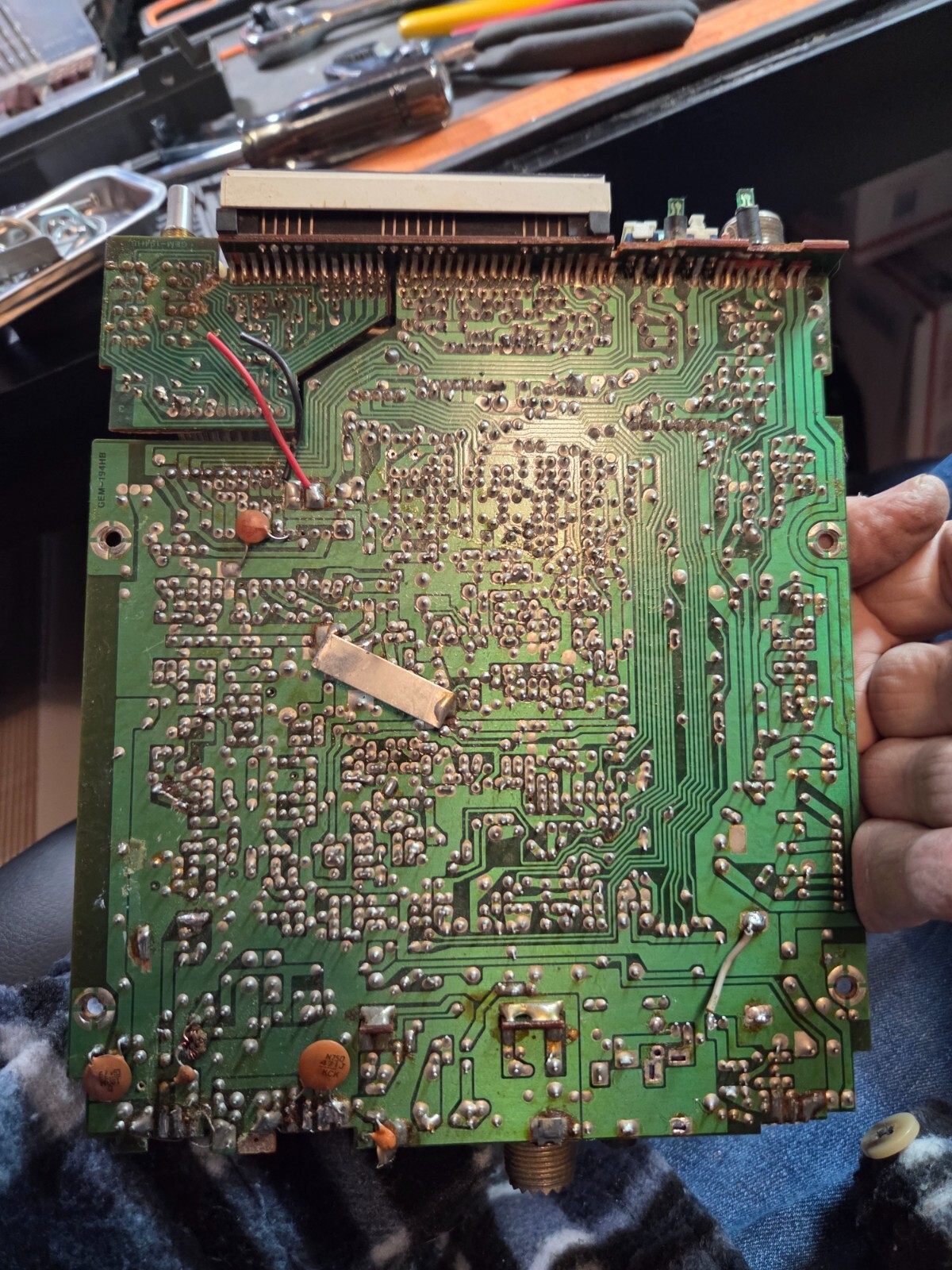 Uniden PRO 640e Main Circuit Board & Front Control Display Assembly - Image 3