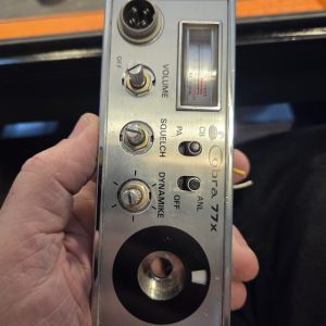 Cobra 77X Front Faceplate Meter Controls and Microphone Socket Assembly