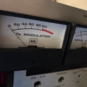 MODULATION METER FOR DAK MARK X BASE STATION CB RADIO