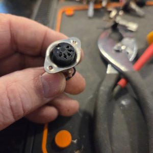 Lafayette HB-750 5 Pin Microphone Socket CB Radio Parts Tested