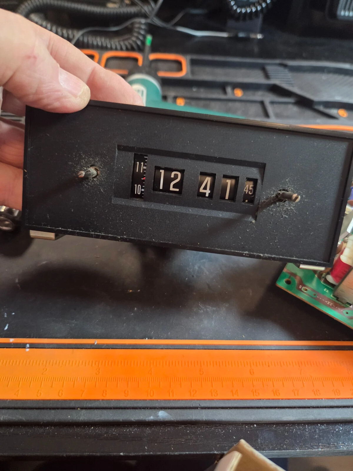 Lafayette Telsat 925B Mechanical Clock Assembly w/ Motor