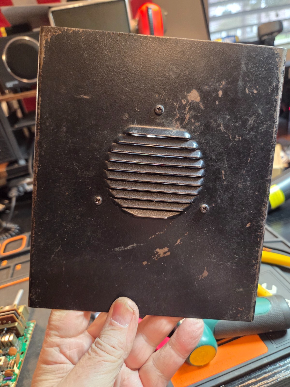 Midland 13-857 Vented Metal Cabinet Speaker Cover CB Radio Parts