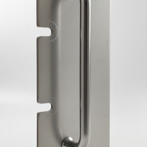 SILVER HANDLES FOR DAK IX CB RADIO (RACK MOUNT)