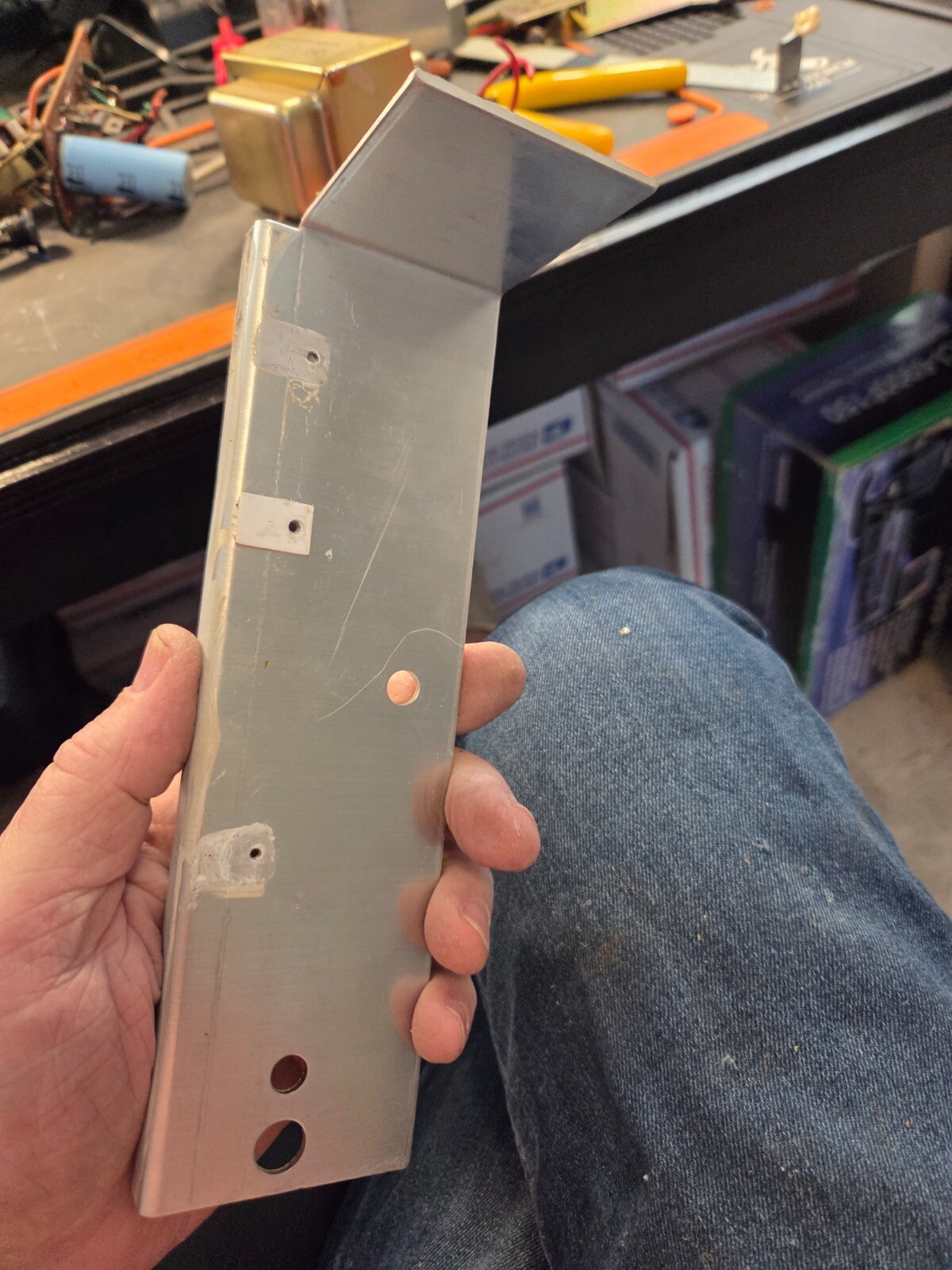Cobra 139XLR Aluminum Chassis Shield Support Panel