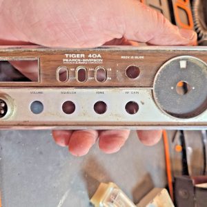 Front faceplate for a Pierce-Simpson TIGER 40 mobile cb, JUST the faceplate