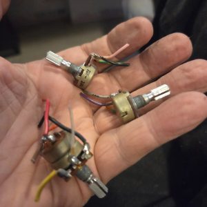 Cobra 21 XLR Control Potentiometer and Push Switch Set
