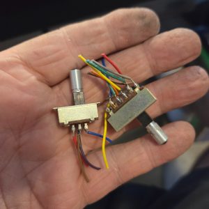 PACE CB-145 Push Switch Pair CB Radio Parts Tested