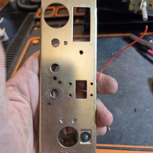 Midland 13-857 Front Control Mounting Panel with Lamp CB Radio Parts