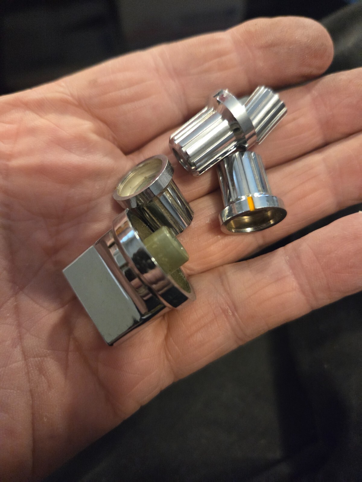 Cobra 21 XLR Chrome Control Knob Set