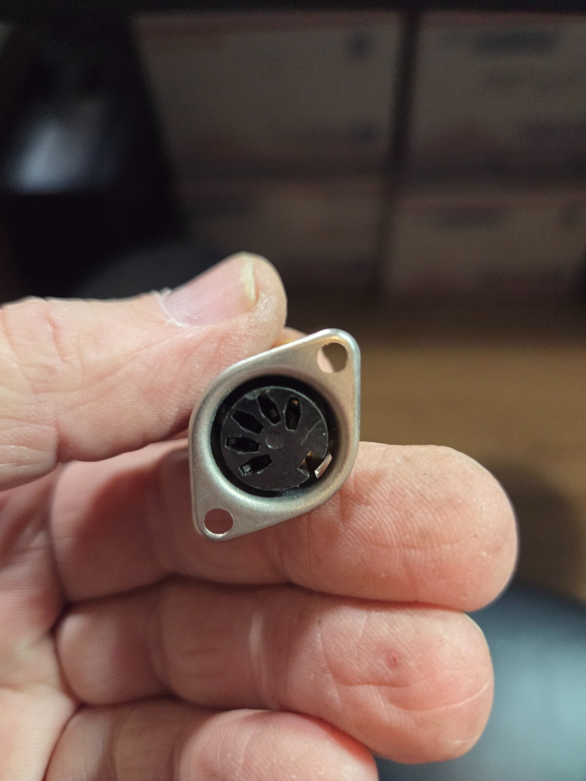 Realistic TRC-422 Microphone Connector Socket