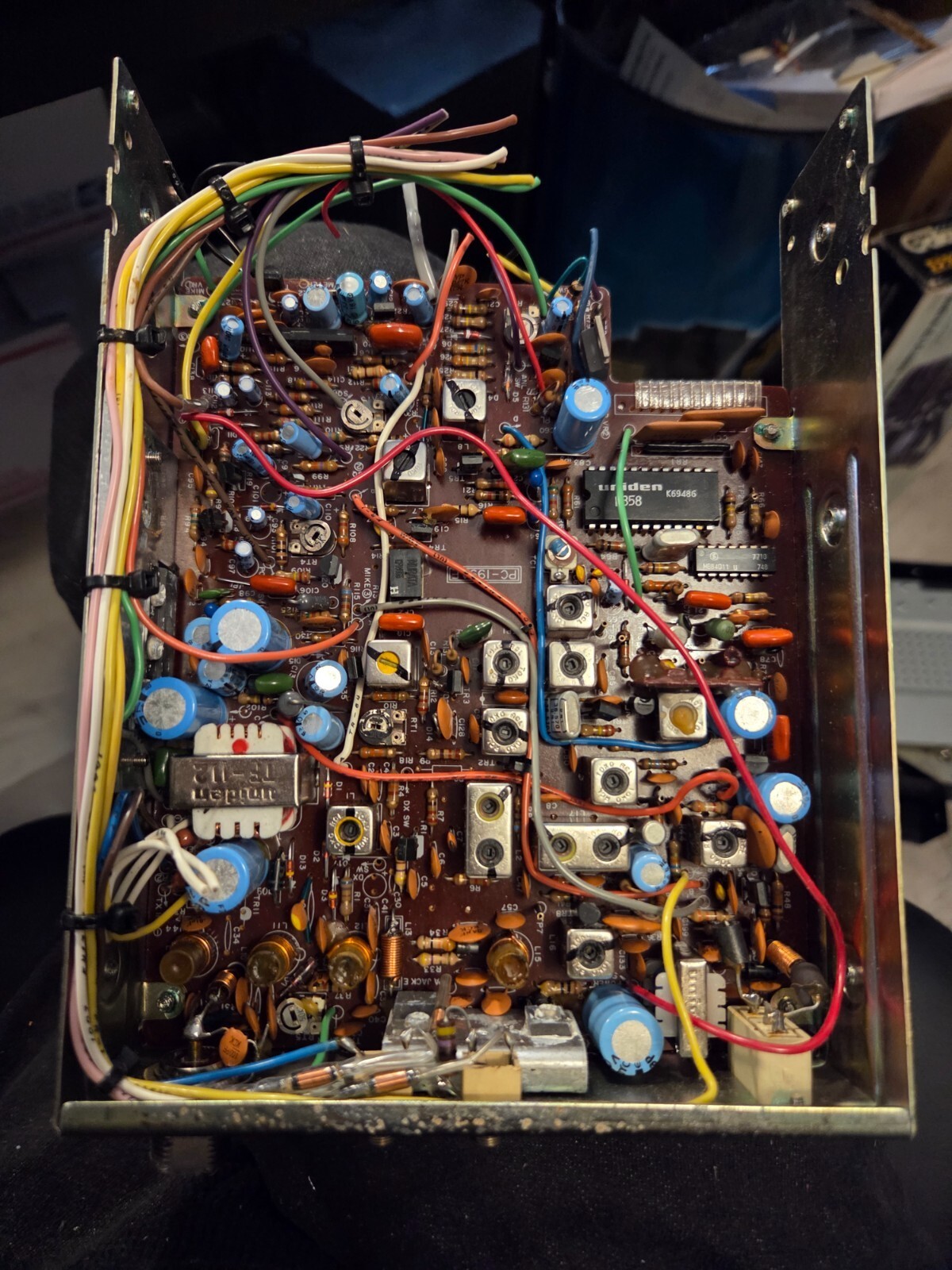 Cobra 21 XLR Main Circuit Boards Channel Selector Display and Chassis