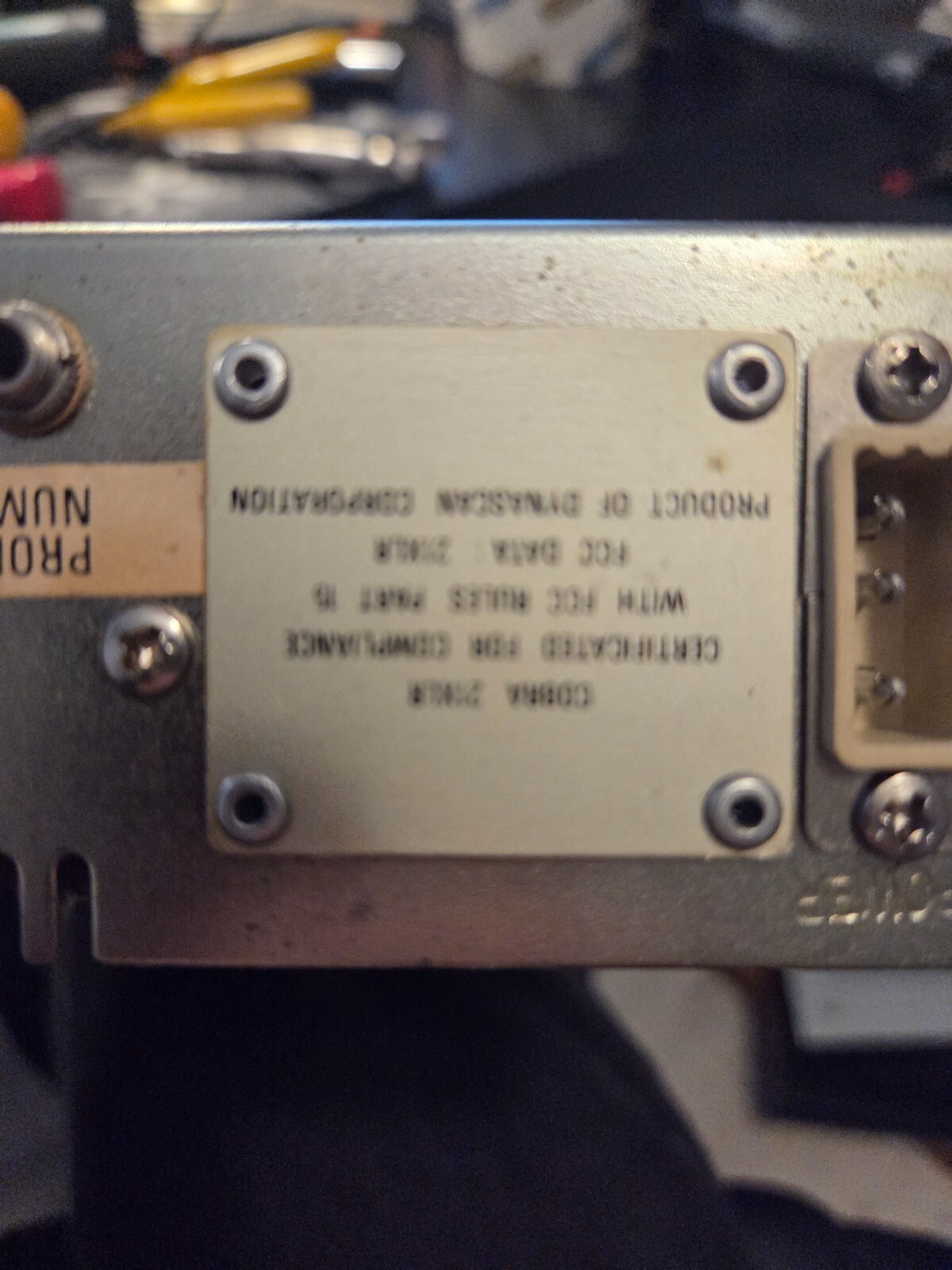 Cobra 21 XLR Main Circuit Boards Channel Selector Display and Chassis - Image 4