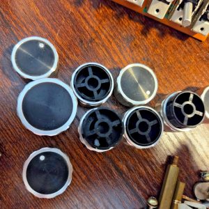 COMPLETE SET OF KNOBS FOR HY-GAIN VIII BASE STATION CB RADIO