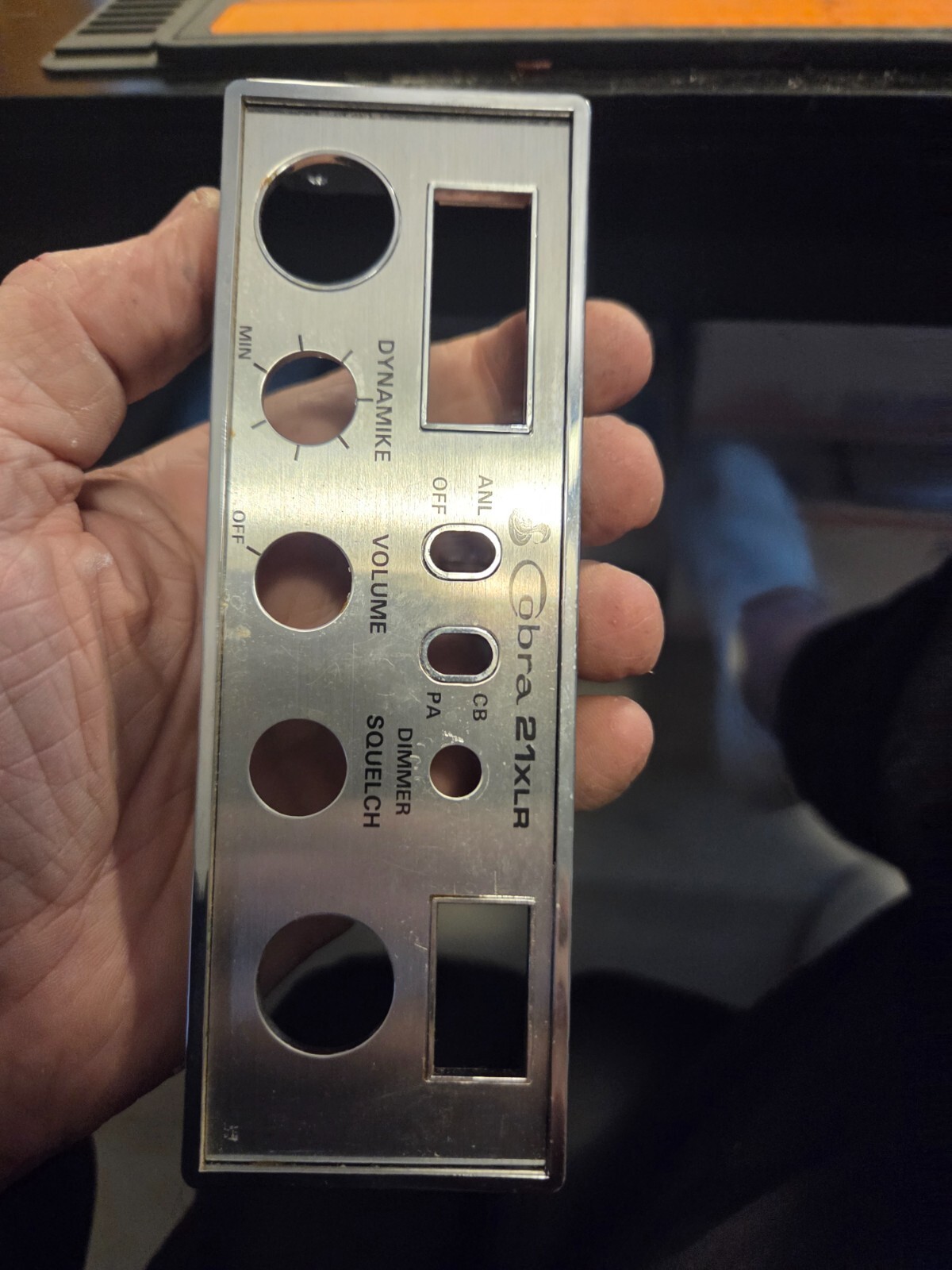 Cobra 21 XLR Front Bezel Faceplate Assembly