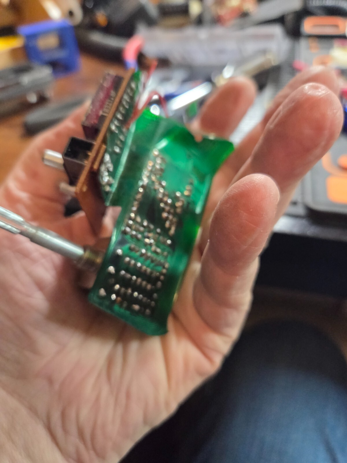 Realistic TRC-422 Channel Selector LED Display & Switch Board Assembly - Image 3