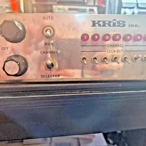 KRIS INC. Vintage 8 Channel Scanner, Front Panel ONLY