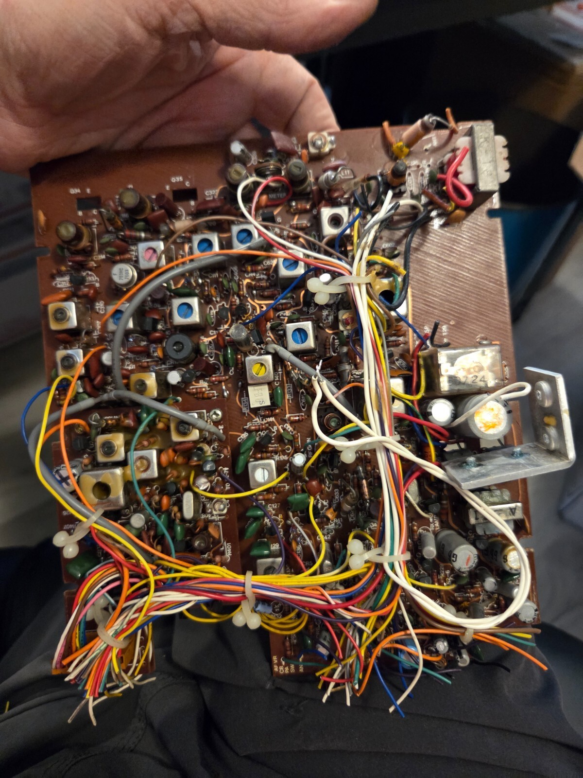 PACE CB-145 Main Circuit Board Assembly CB Radio Parts Tested