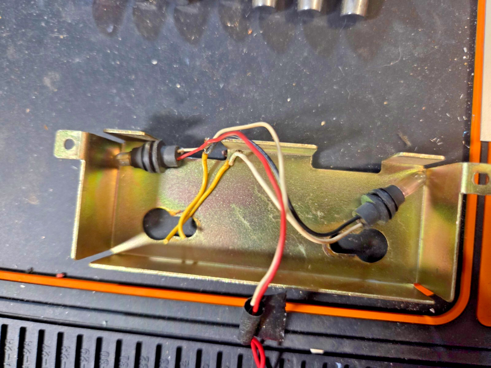 METER BRACKET W/ LIGHTING FOR THE S.B.E. LAND COMMAND BASE STATION CB RADIO