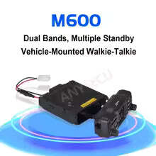 QYT M600 25W Separate Panel Mobile Radio Double Speaker Design VHF UHF Dual Band Walkie Talkie